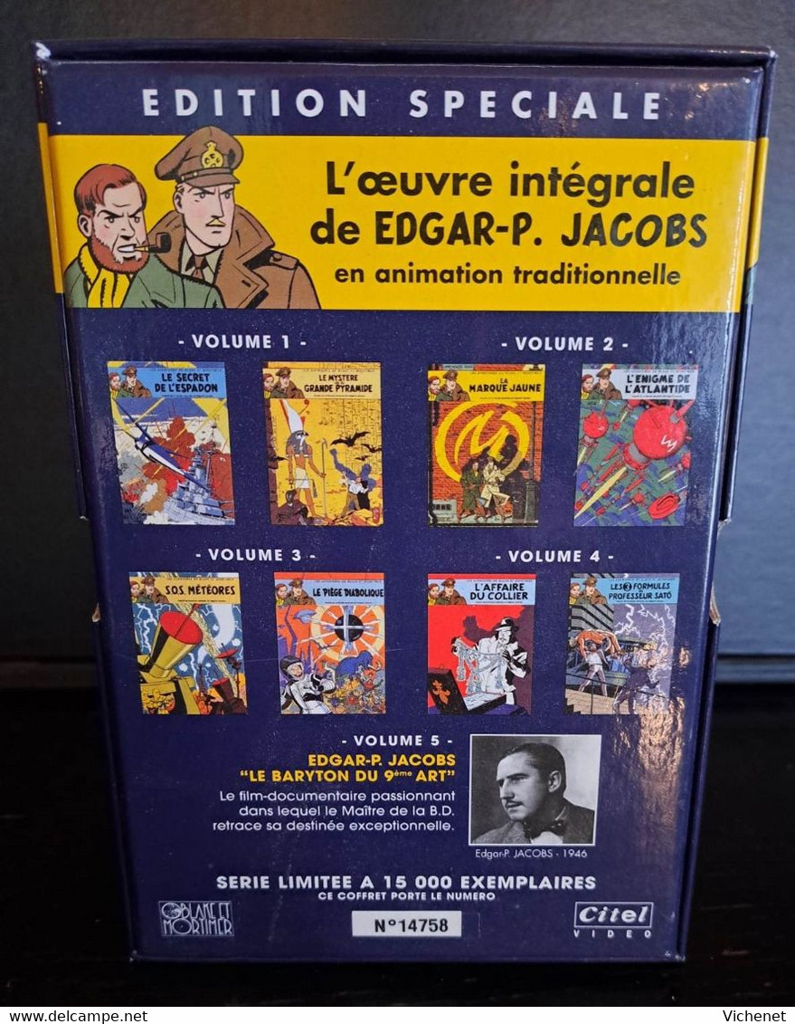 Blake & Mortimer - Coffret 5 Cassettes - Série Limitée - Dibujos Animados