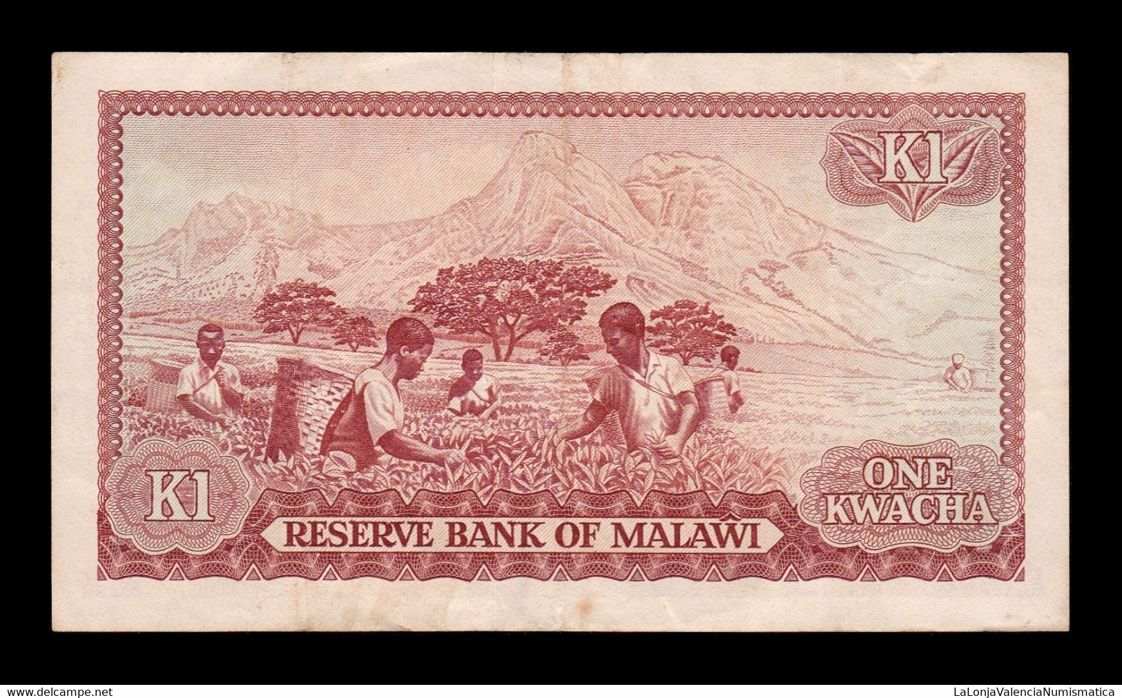 Malawi 1 Kwacha 1979 Pick 14c Mbc Vf - Malawi