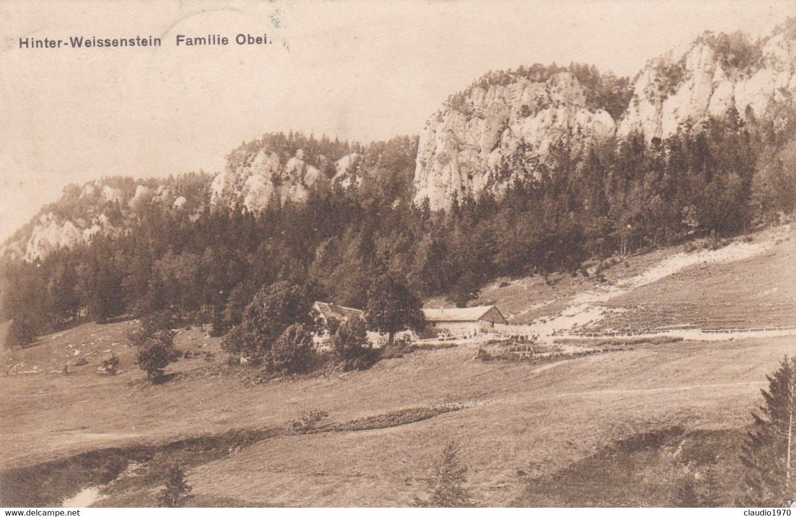 SVIZZERA -  CARTOLINA - HINTTER WEISSENSTEIN FAMILLIE OBEI-  VIAGGIATA PER BESEL - 1913 - Stein