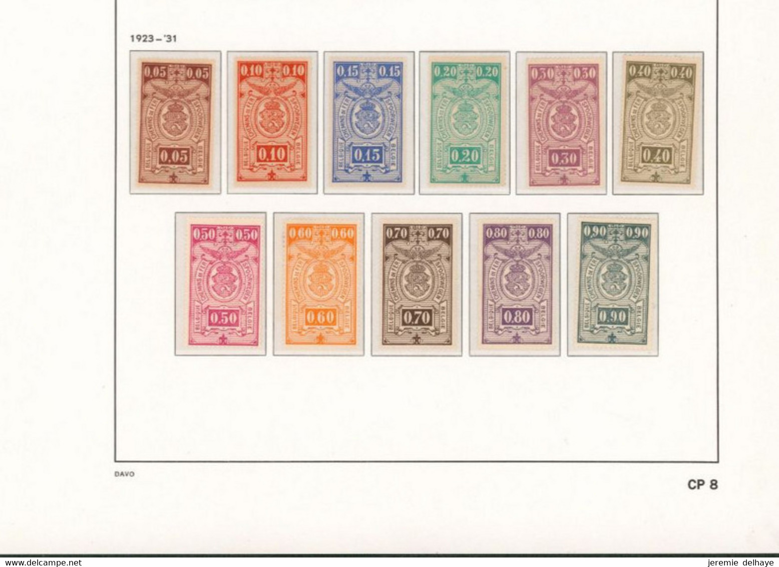 Chemin De Fer - Série Complète çàd N°TR135/166* Neuf Charniéré (MH) / Collection. - Mint