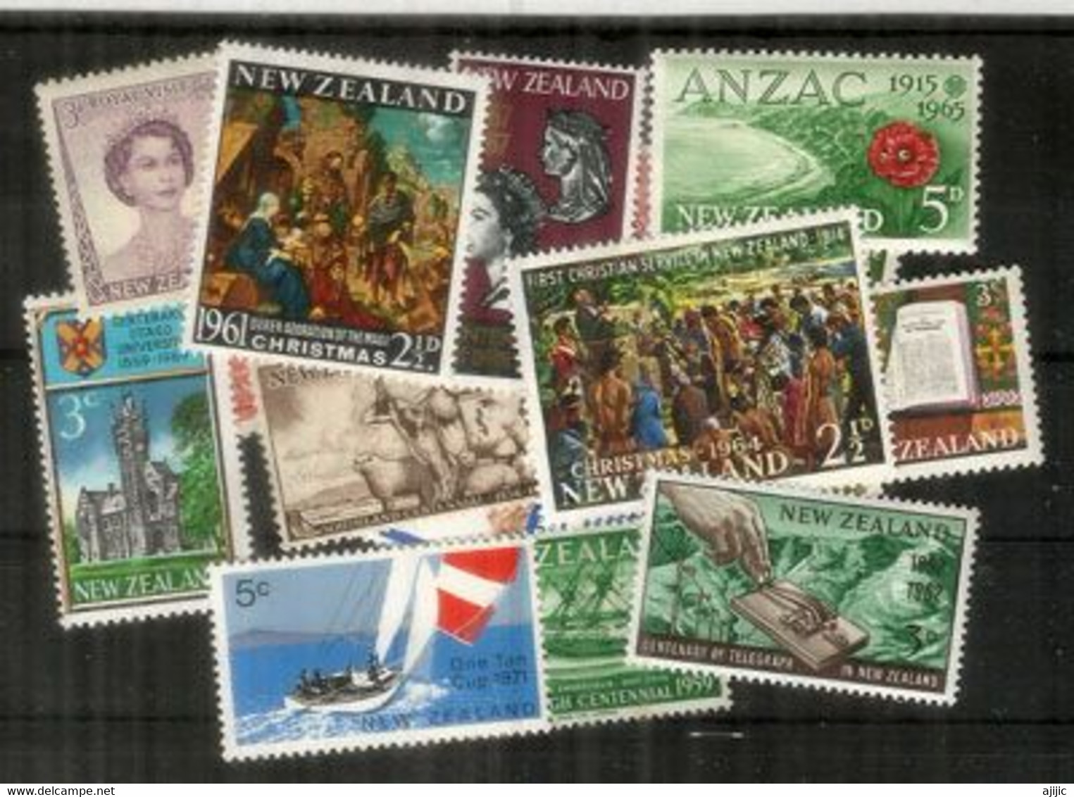 NEW-ZEALAND. Beau Lot De 20 Timbres Neufs ** Tous Grands Formats, Tous Différents, Bonne Qualité. Lot $  2 - Vrac (max 999 Timbres)