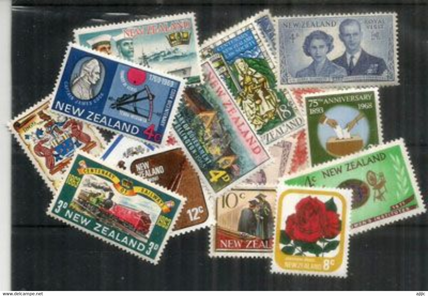 NEW-ZEALAND. Beau Lot De 20 Timbres Neufs ** Tous Grands Formats, Tous Différents, Bonne Qualité. Lot $ 1 - Vrac (max 999 Timbres)