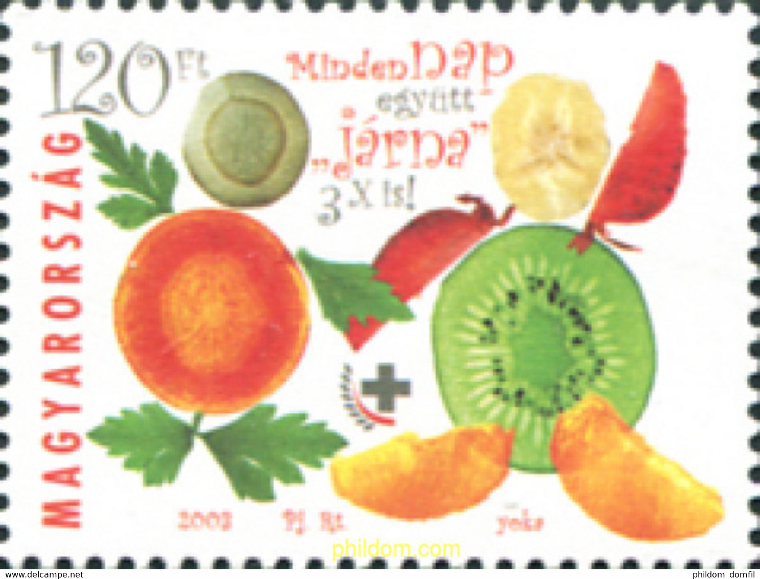 325269 MNH HUNGRIA 2003 ALIMENTACION - Used Stamps