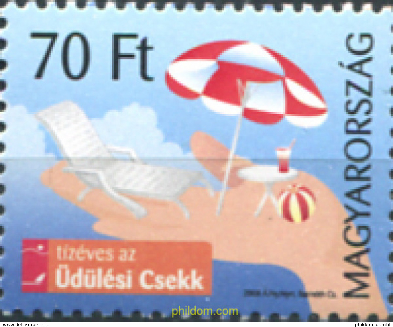 325293 MNH HUNGRIA 2008 VACACIONES - Oblitérés