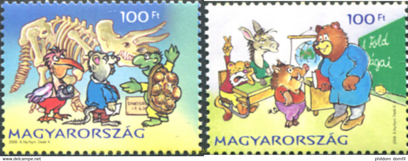 325294 MNH HUNGRIA 2008 COMICS - Used Stamps