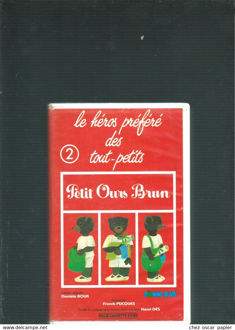 Vhs Petit Ours Brun 2 Le Heros Prefere Des Tout Petits - Enfants & Famille