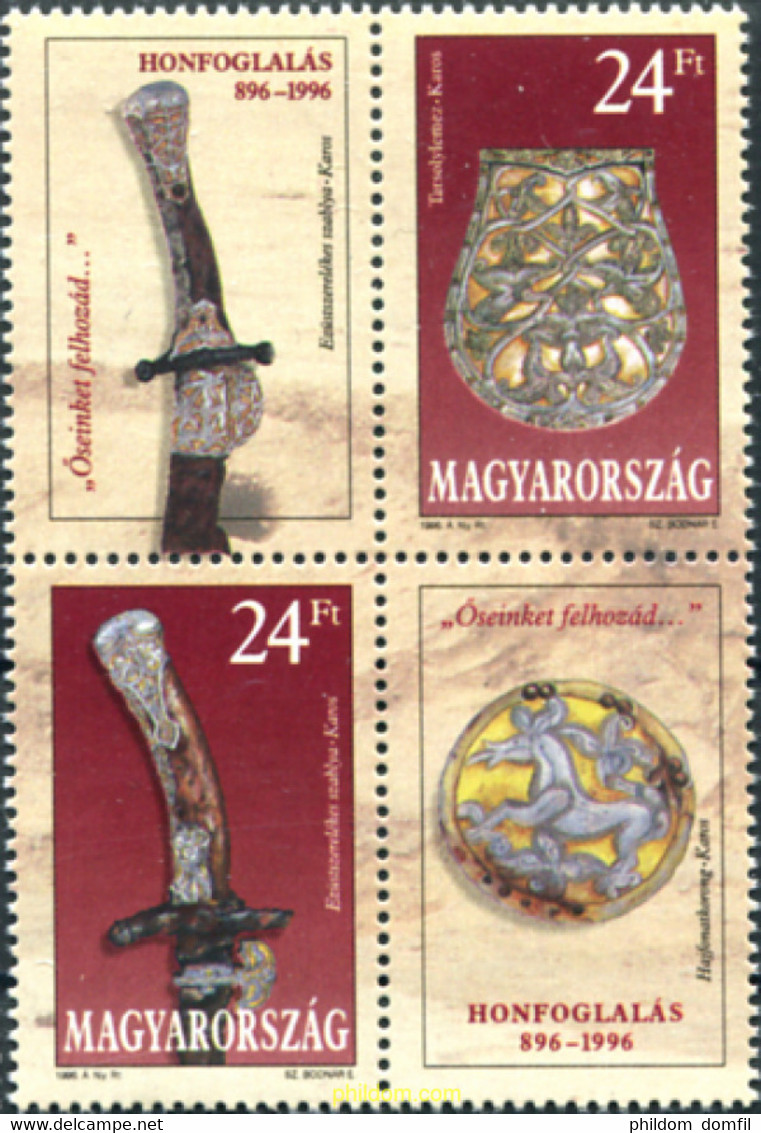 325534 MNH HUNGRIA 1996 ARQUEOLOGIA - Gebraucht