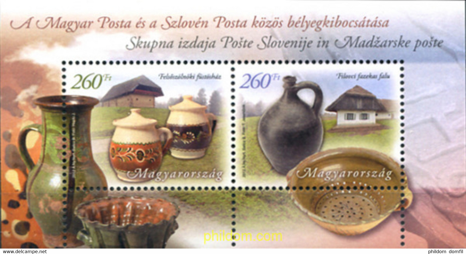 325782 MNH HUNGRIA 2012 CERAMICA - Gebruikt