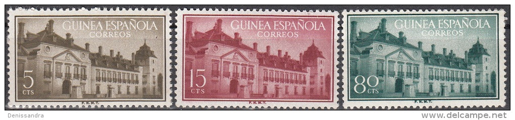 Guinea Española 1955 Michel 312 - 314 Neuf ** Cote (2002) 0.50 Euro Musée Prado Madrid - Guinea Española