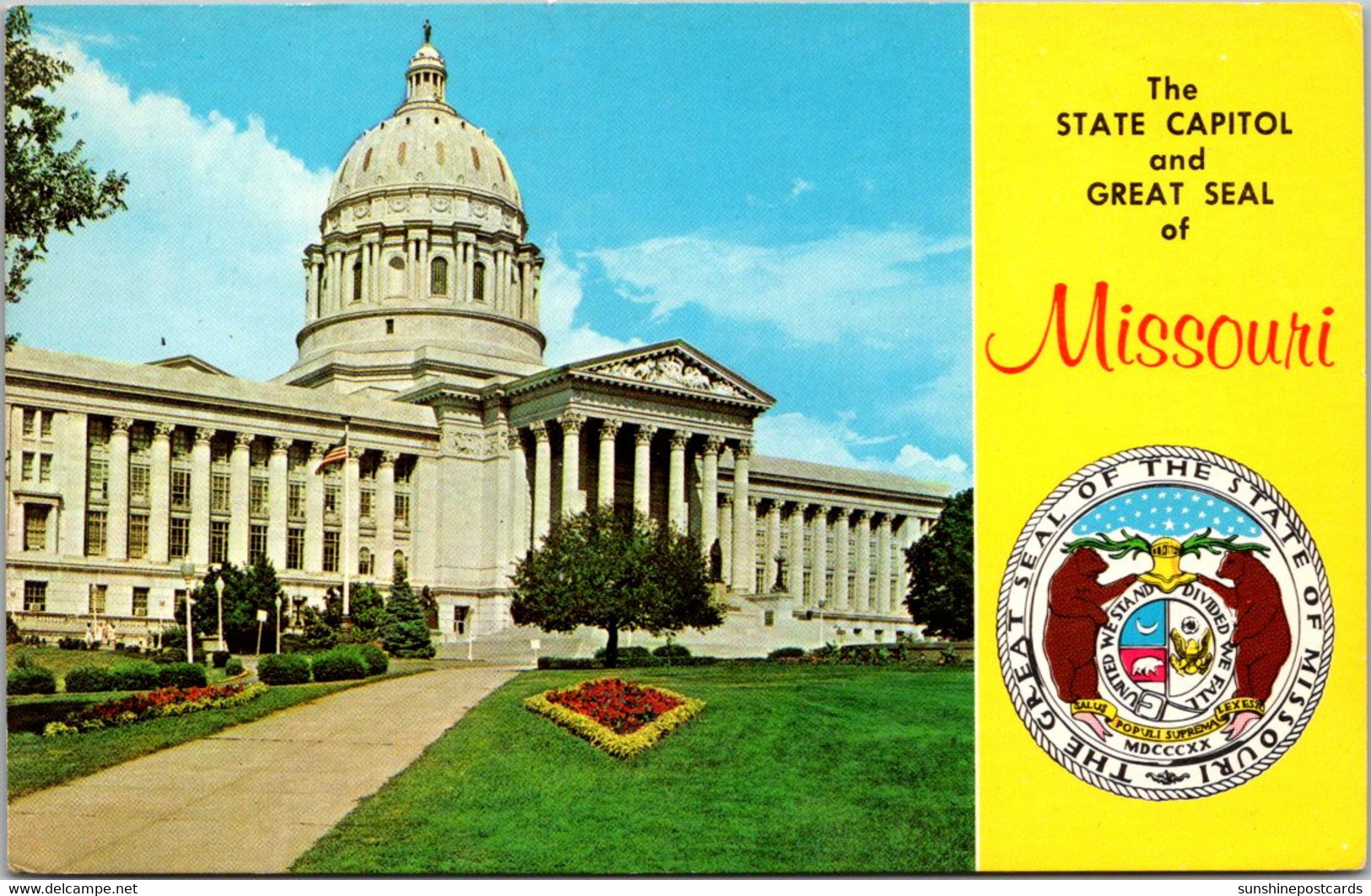 Missouri The State Capitol And Great Seal - Springfield – Missouri