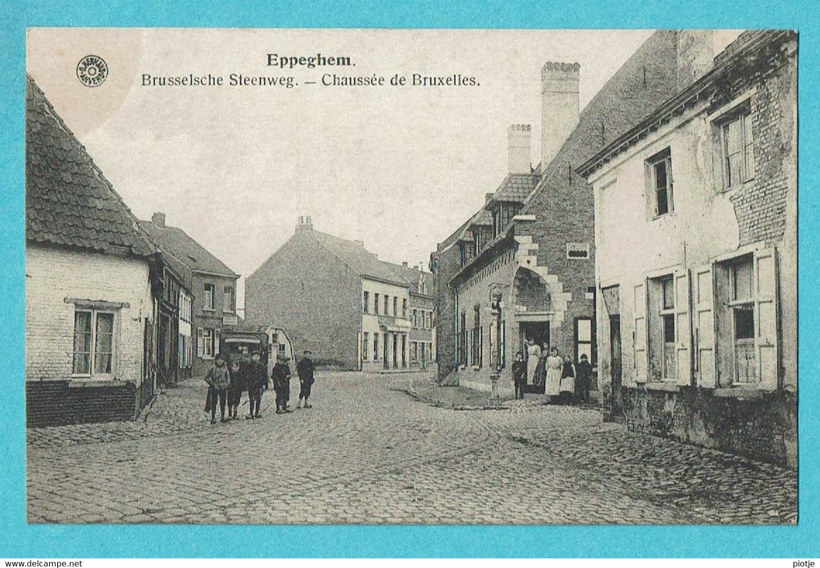 * Eppegem - Eppeghem (Zemst - Vlaams Brabant) * (G. Hermans) Brusselse Steenweg, Chaussée De Bruxelles, TOP, Rare - Zemst