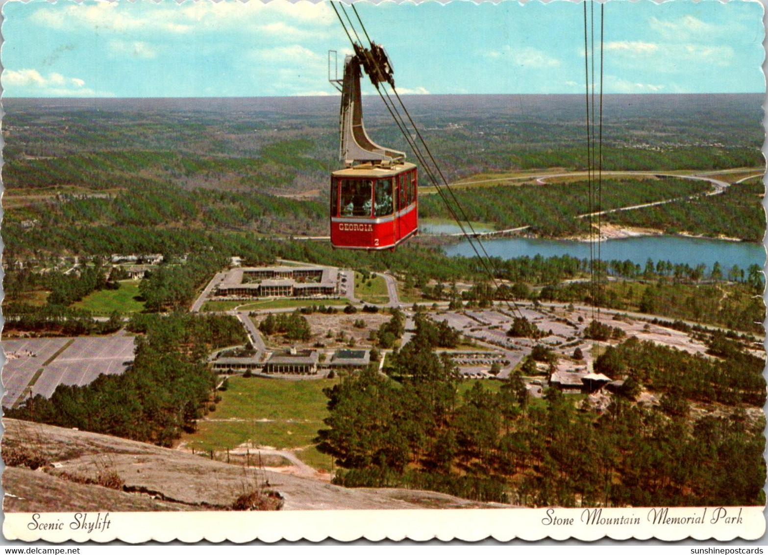 Georgia Atlanta Stone Mountain Memorial Park Skylift - Atlanta