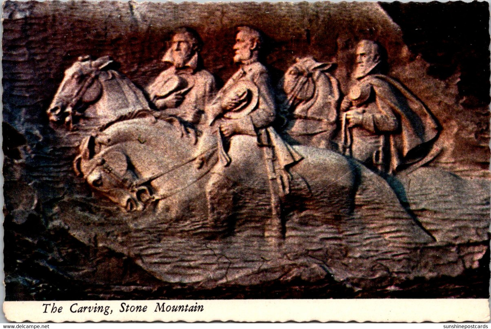 Georgia Atlanta Stone Mountain Confederate Memorial The Memorial Carving - Atlanta