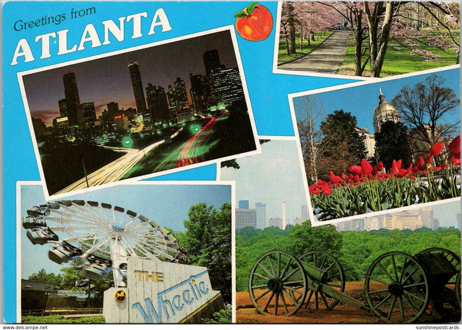 Georgia Atlanta Greetings With Multi View - Atlanta