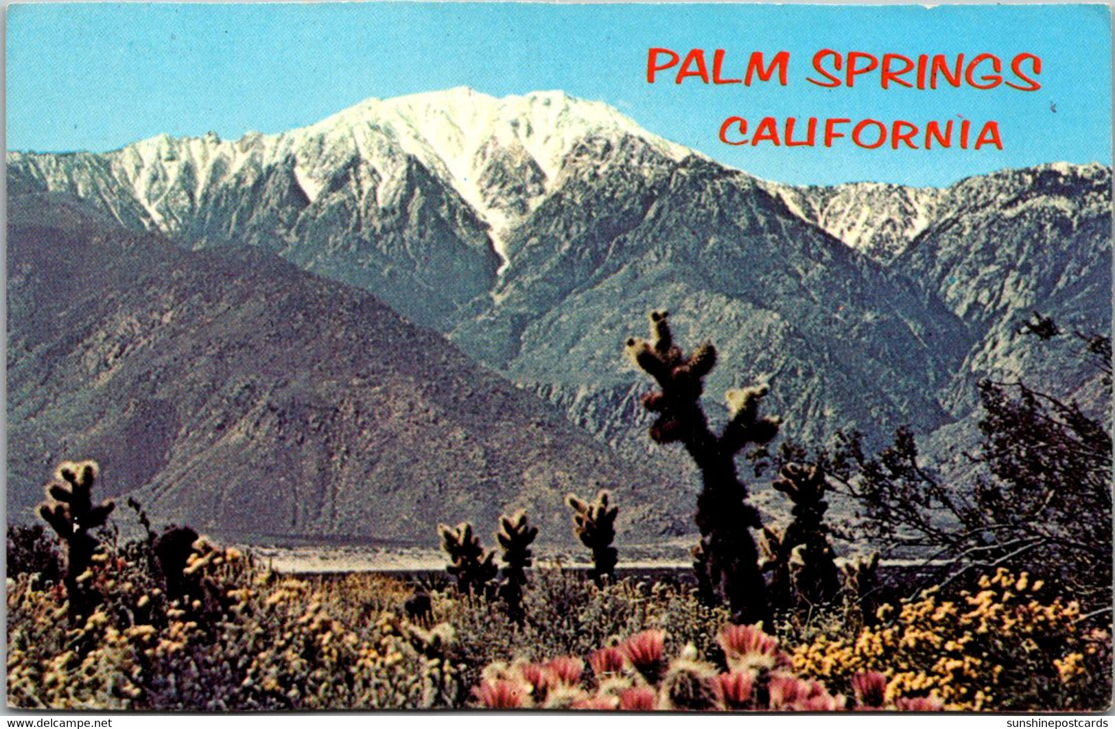 California Palm Springs Snow Capped Mountains - Palm Springs