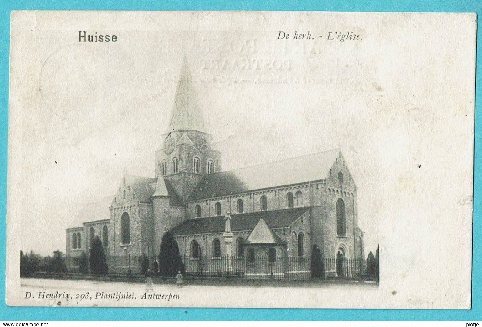 * Huise - Huisse (Zingem - Kruisem) * (D. Hendrix) De Kerk, église, Church, Kirche, Zeldzaam, Unique, TOP - Zingem