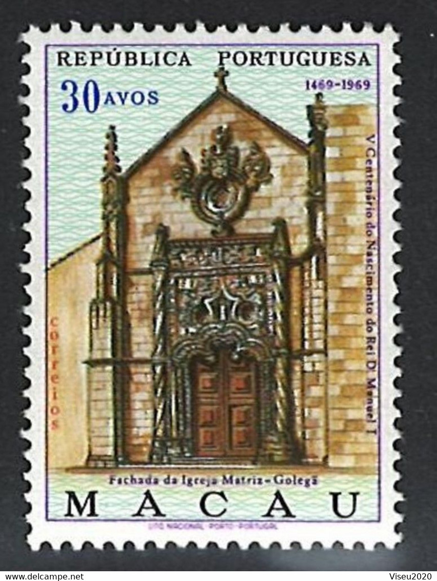 Portugal (Macau) 1969 – Centenário Nascimento D. Manuel -  Macao - Afinsa 424 Set Completo - Gebraucht