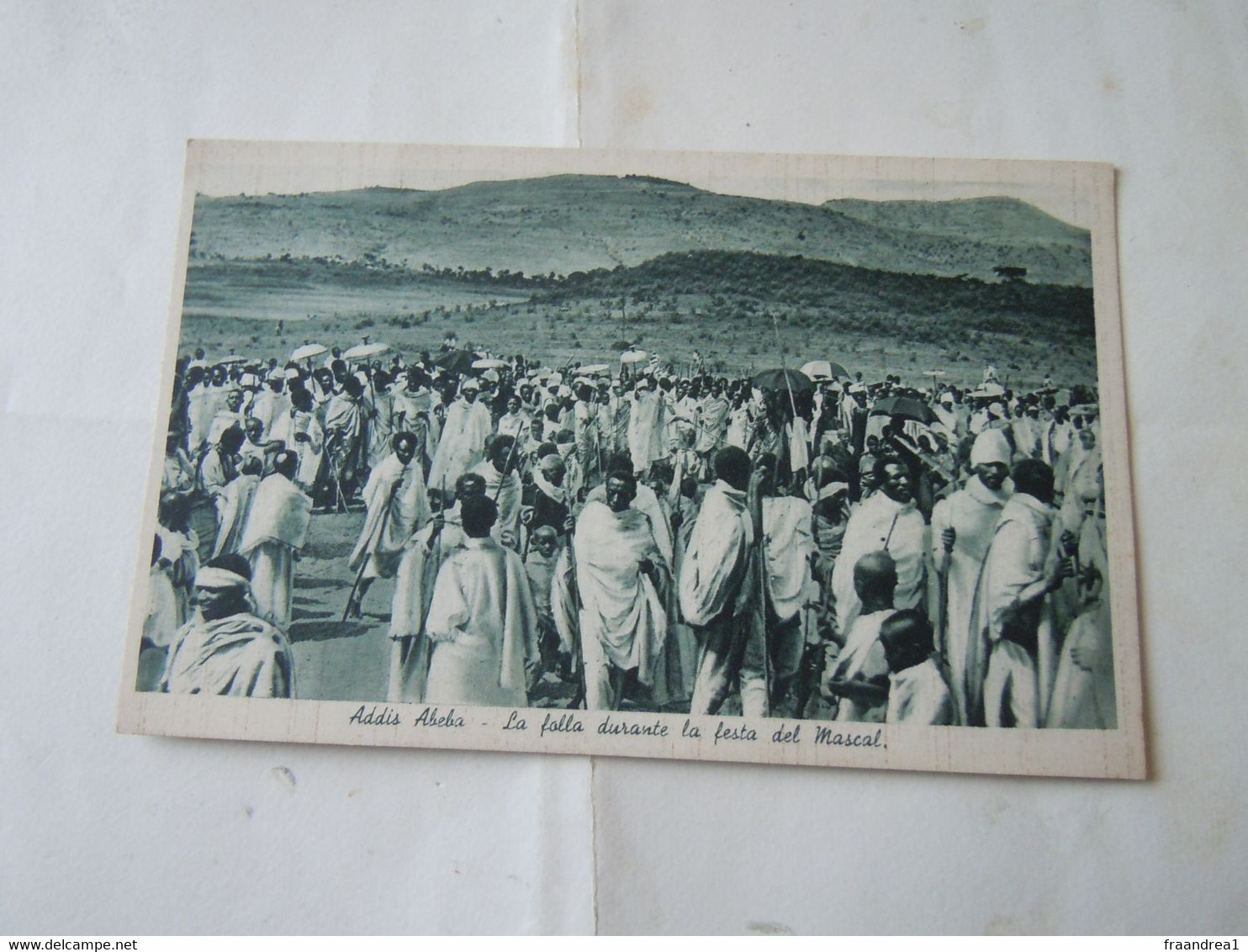 C.P.A. \P.C \KP. ETIOPIA ኢትዮጵያ Ethiopia - - EX COLONIA ITALIANA - ADDIS ABEBA - FESTA DEL MASCAL - Ethiopie