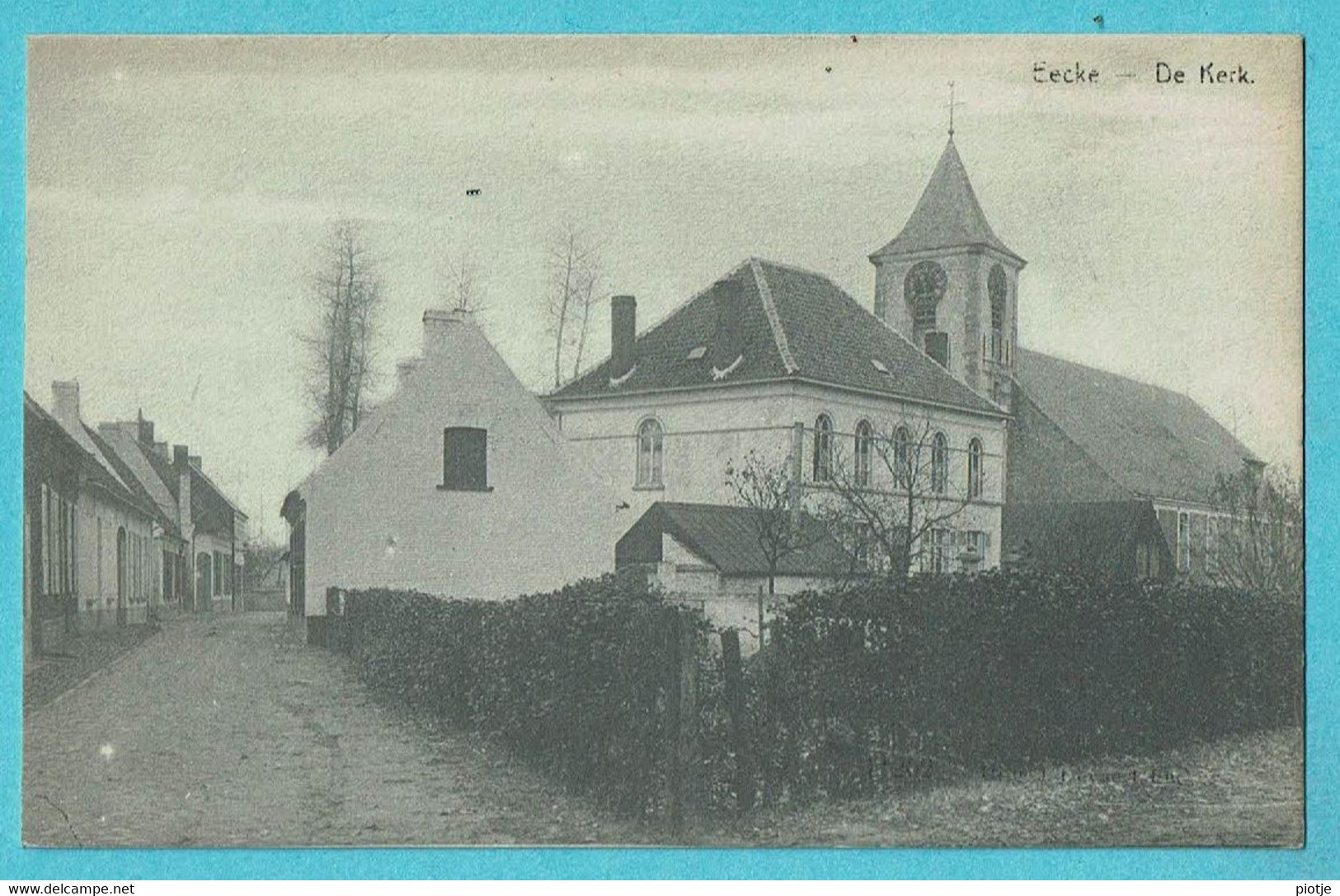 * Eke - Eecke (Nazareth - Oost Vlaanderen) * De Kerk, église, Church, Kirche, Zeldzaam, Unique, TOP, Rare - Nazareth