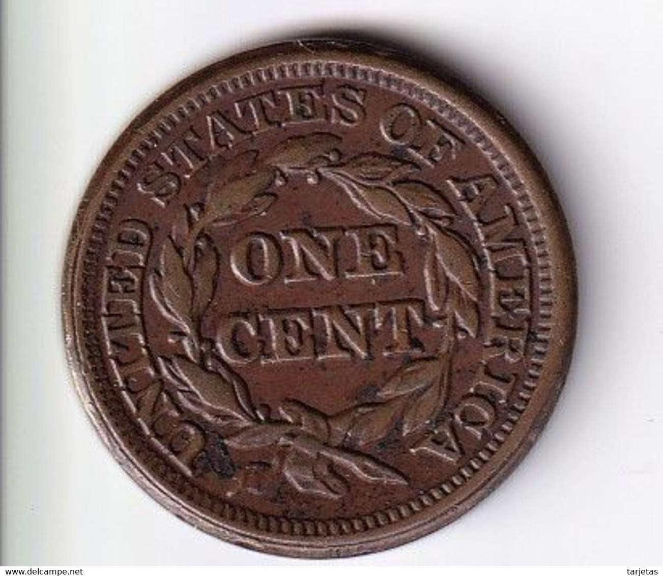 MONEDA DE ESTADOS UNIDOS DE 1 CENT DEL AÑO 1849 (COIN) - 1840-1857: Braided Hair (Capelli Intrecciati)