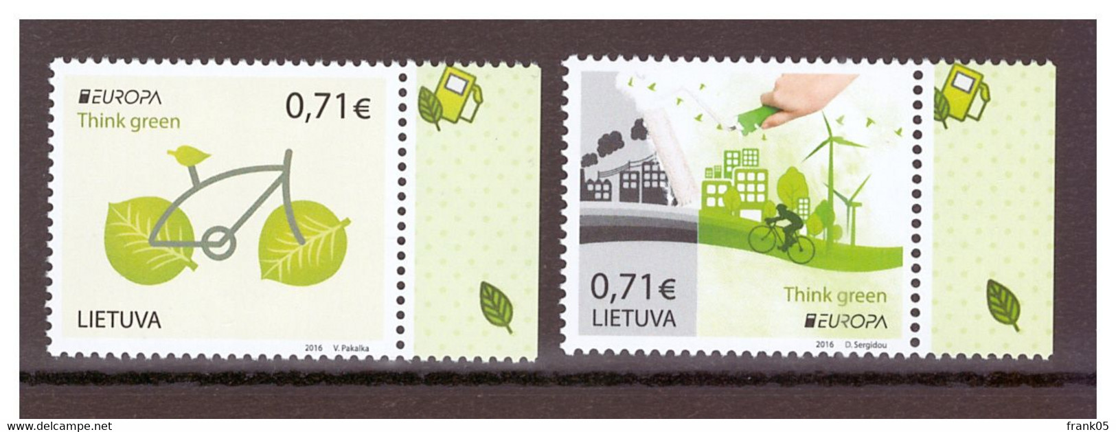 Litauen / Lithuania / Lituanie 2016 Satz/set EUROPA ** - 2016