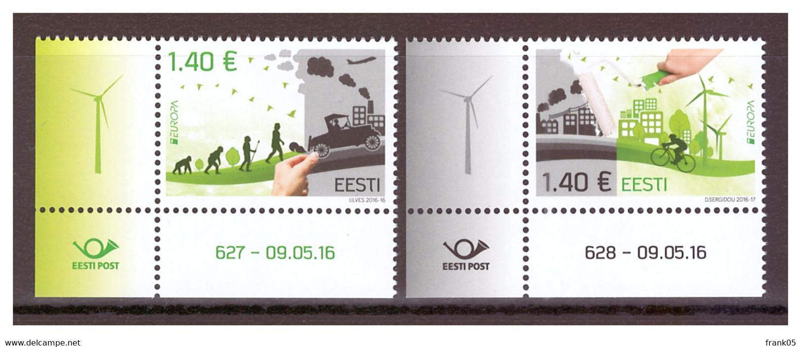 Estland / Estonia / Estonie 2016 Satz/set EUROPA ** - 2016