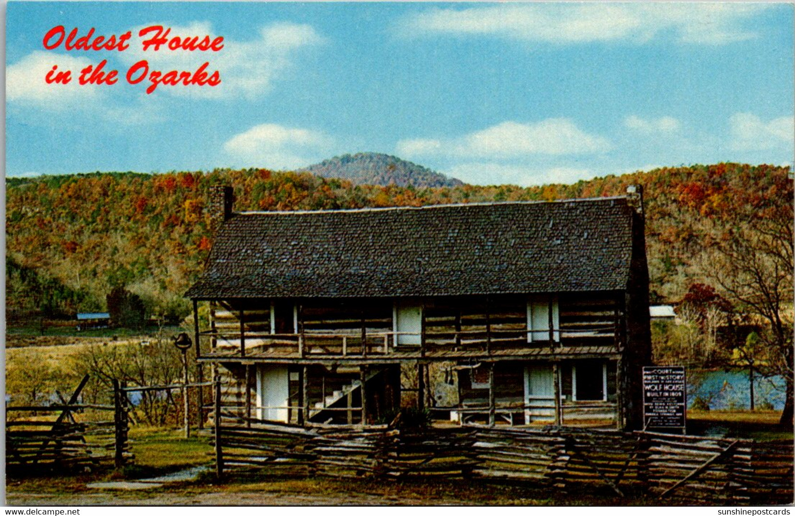 Arkansas Norfork Wolf House On White River Oldest House In The Ozarks - Andere & Zonder Classificatie