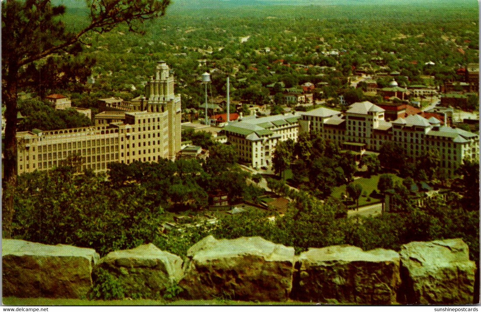 Arkansas Hot Springs Aerial View Looking East - Hot Springs