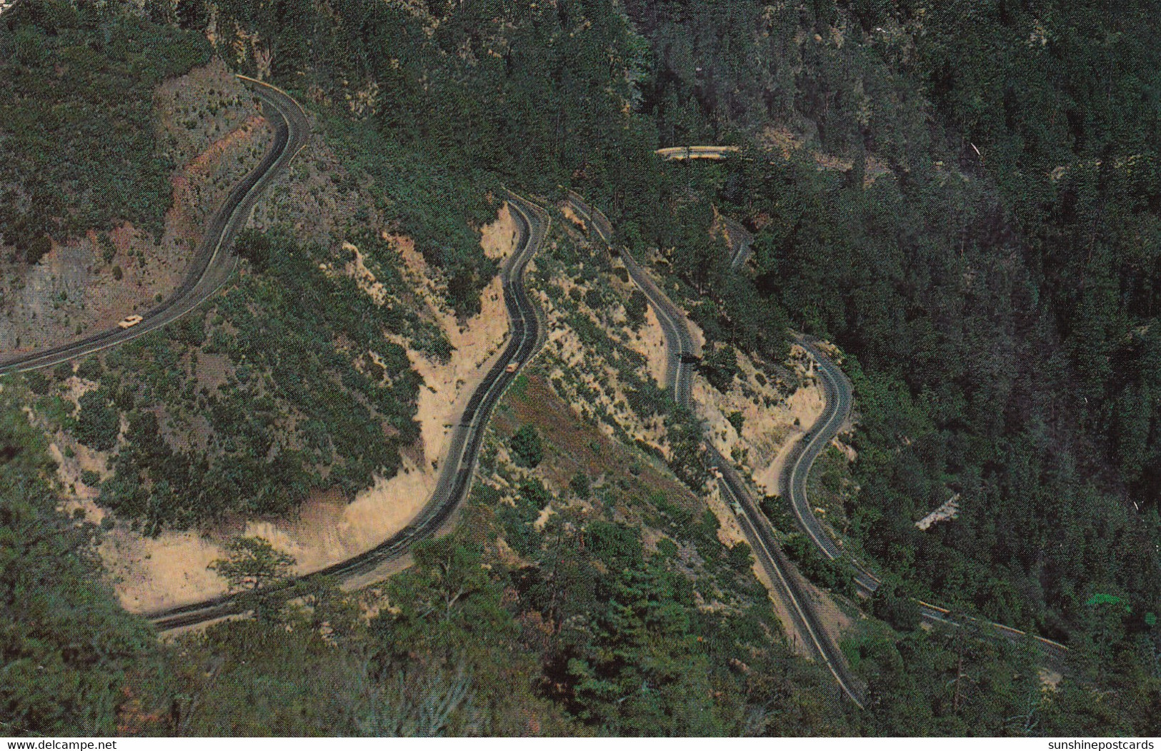 Arizona Switchbacks Into Oak Creek Canyon - Mesa