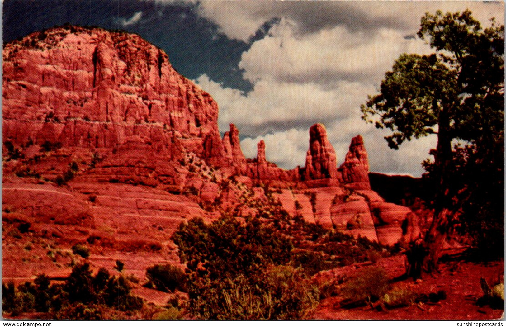 Arizona Oak Creek Canyon Red Rock Formations - Mesa