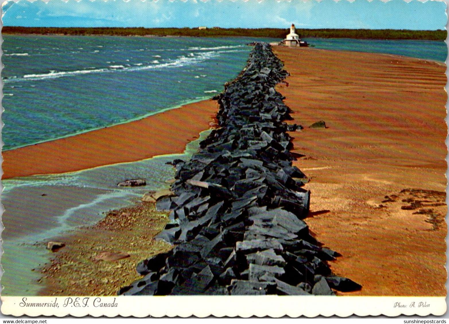 Canada Prince Edward Island Summerside The Breakwater And Lighthouse In The Harbour - Sonstige & Ohne Zuordnung