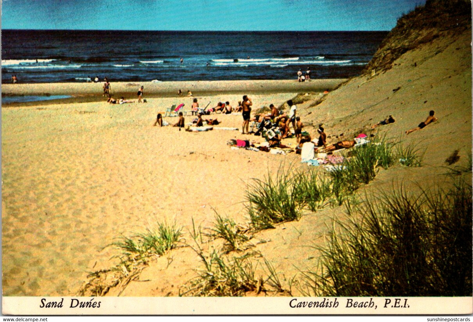 Canada Prince Edward Island Cavendish Beach Sand Dunes & Sun Bathers - Altri & Non Classificati