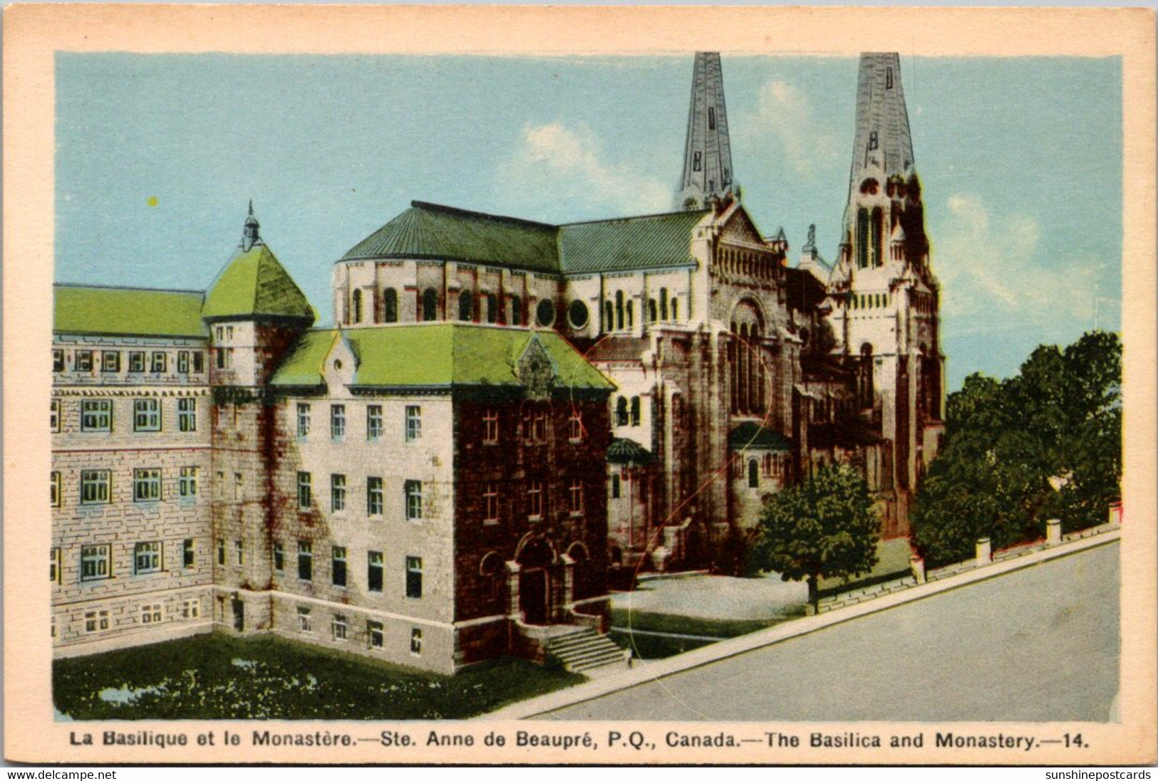 Canada St Anne The Basilica And Monastery - Ste. Anne De Beaupré