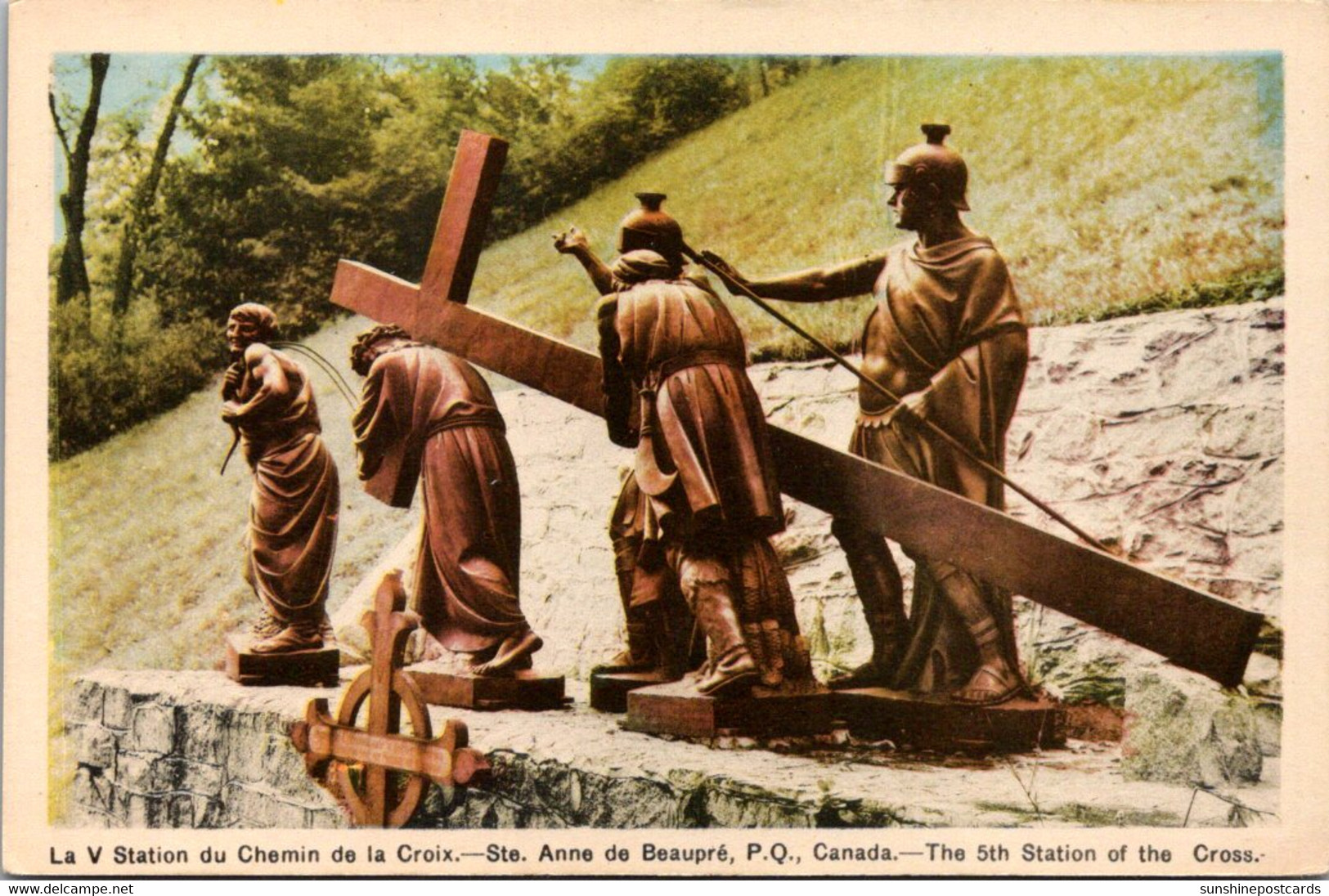 Canada St Anne The 5th Station Of The Cross - Ste. Anne De Beaupré