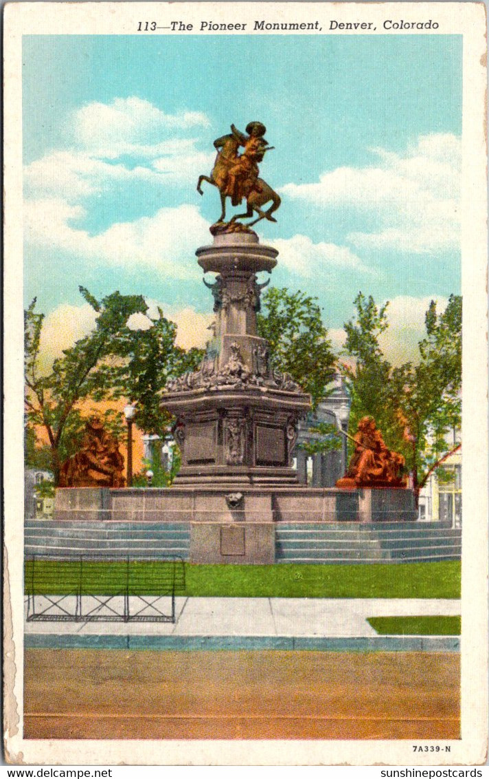 Colorado The Pioneer Monument - Denver