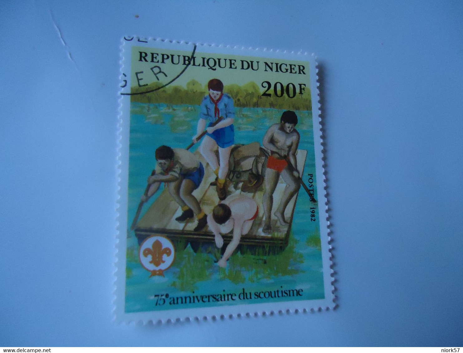 NIGER  USED  STAMPS   SCOUTING - Gebraucht