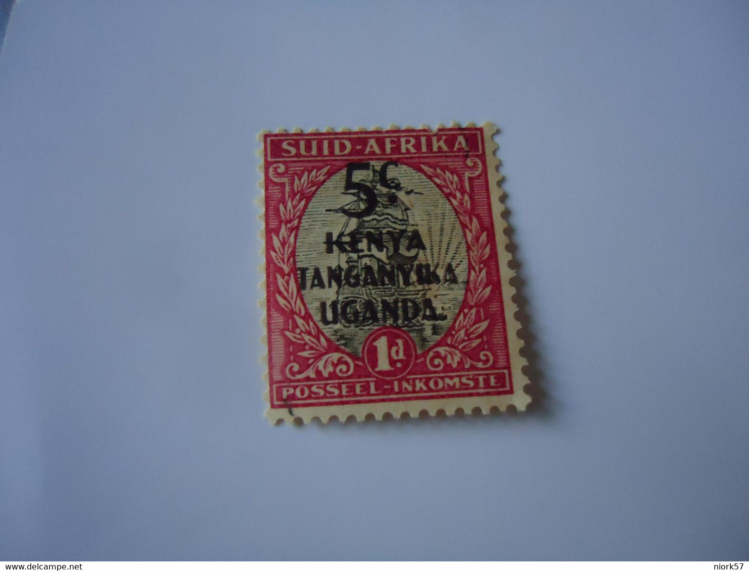 SOUTH AFRICA     USED STAMPS   SHIPS  OVERPRINT  KENYA - Protectoraten Van Oost-Afrika En Van Oeganda