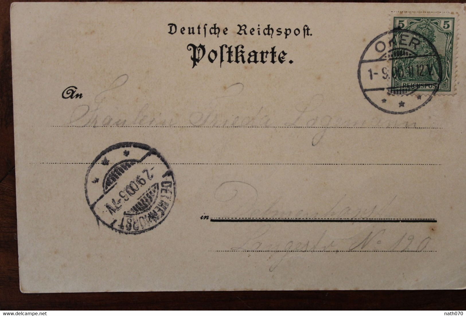 Ak CPA 1900 Ockerthal Gruss Aus Deutsches Reich Litho Oker - Sonstige & Ohne Zuordnung