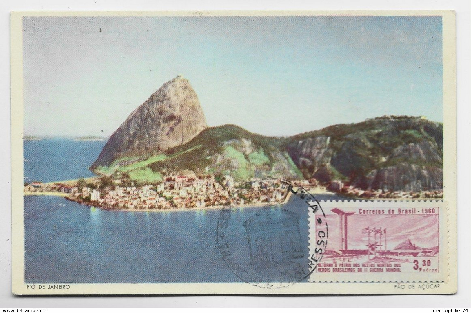 BRASIL BRESIL CARD MAXIMUM 3.30 HEROIS - Maximum Cards