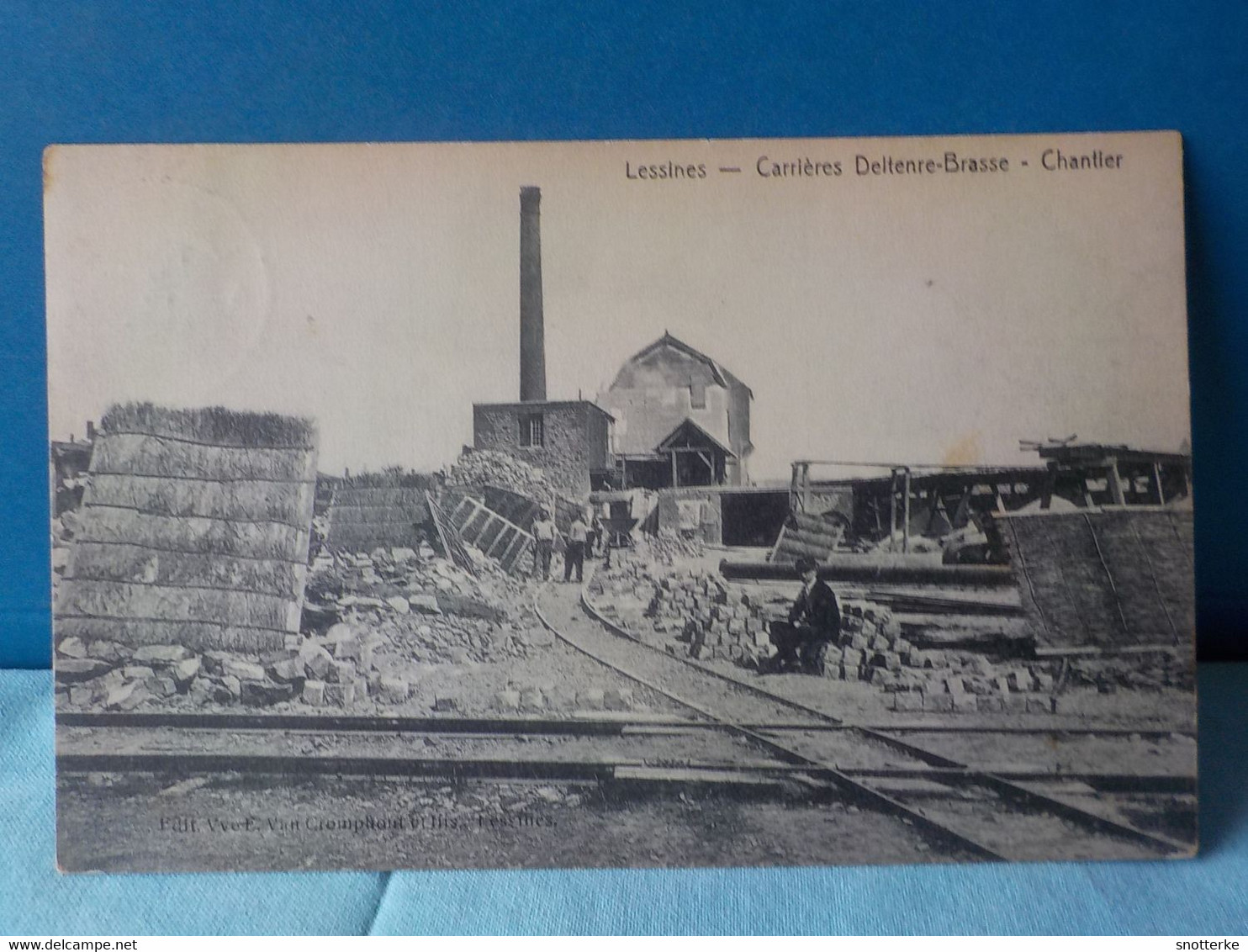 Lessines    Carrières Deltenre- Brasse  -  Chantier - Lessines