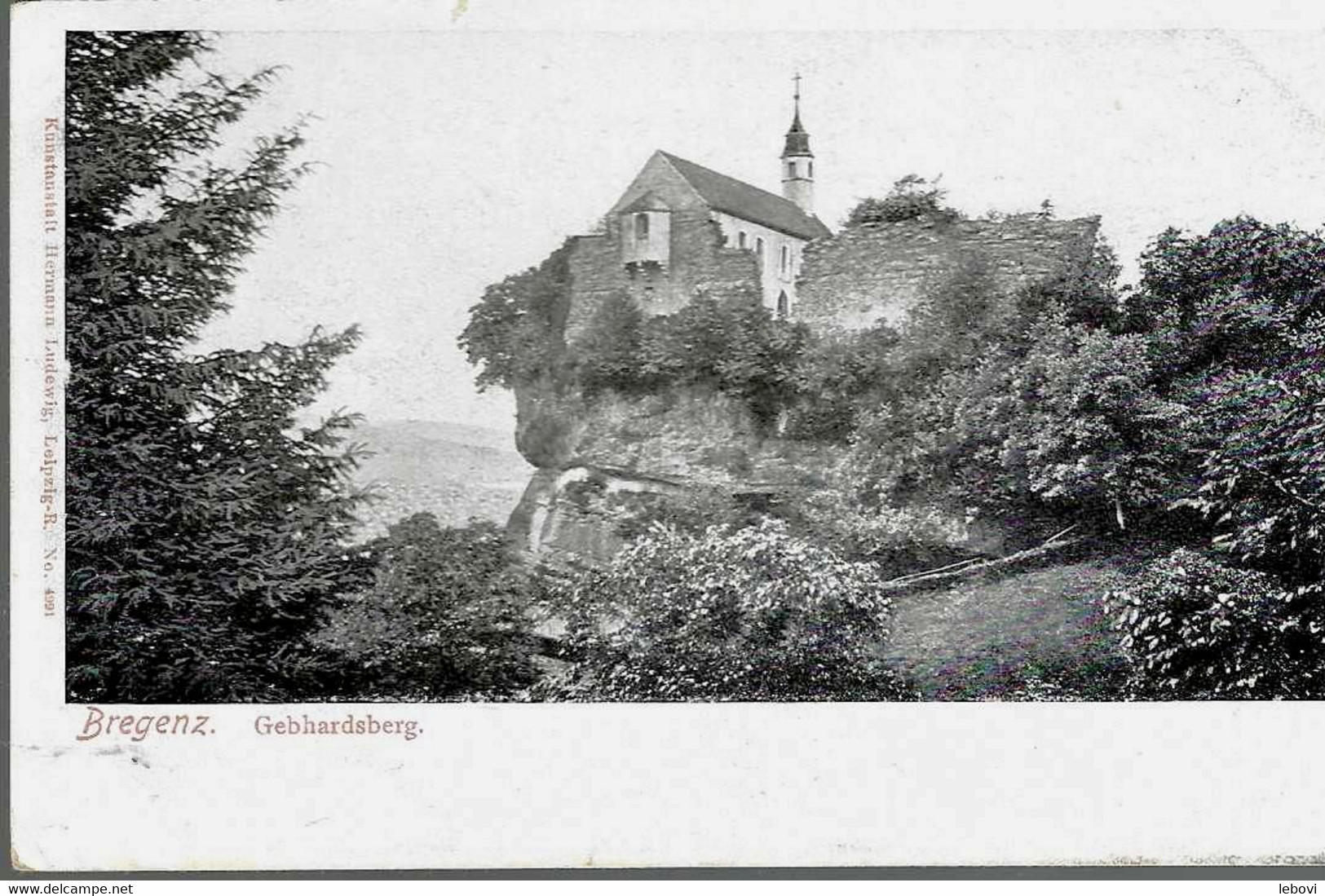 Autriche – BREGENZ « Gebhardsberg” – Künstanstalit Hermann, L. - Leipzig - Zürs