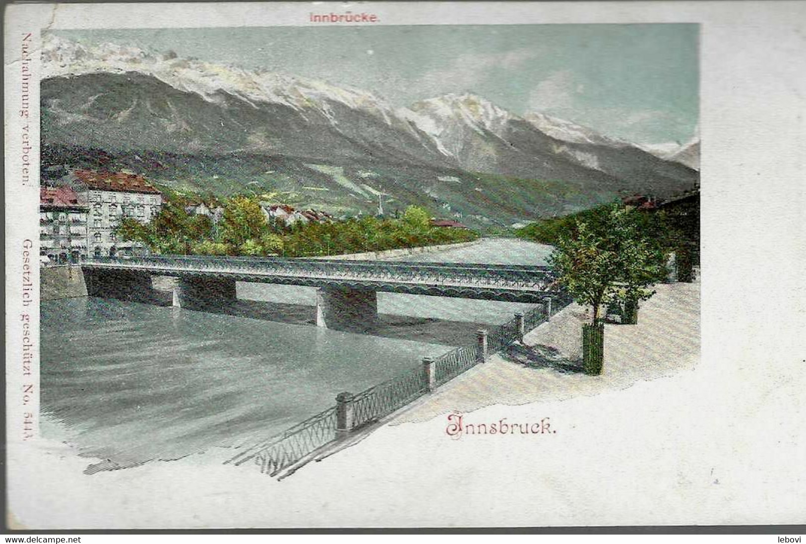 Autriche – INNBRUCK “Innsbrücke » – Verlag Joh. C. Klotz, Innsbruck - Zürs