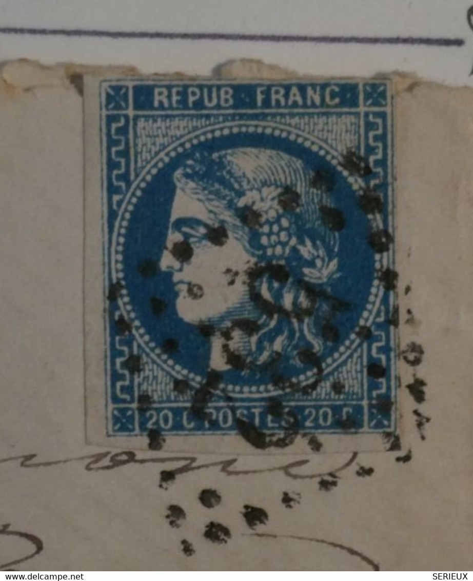 BP1  FRANCE  BELLE LETTRE RR 1871  ROUBAIX A ST MALO+BORDEAUX N° 46  + AFFRANCH.INTERESSANT+   + - 1870 Ausgabe Bordeaux