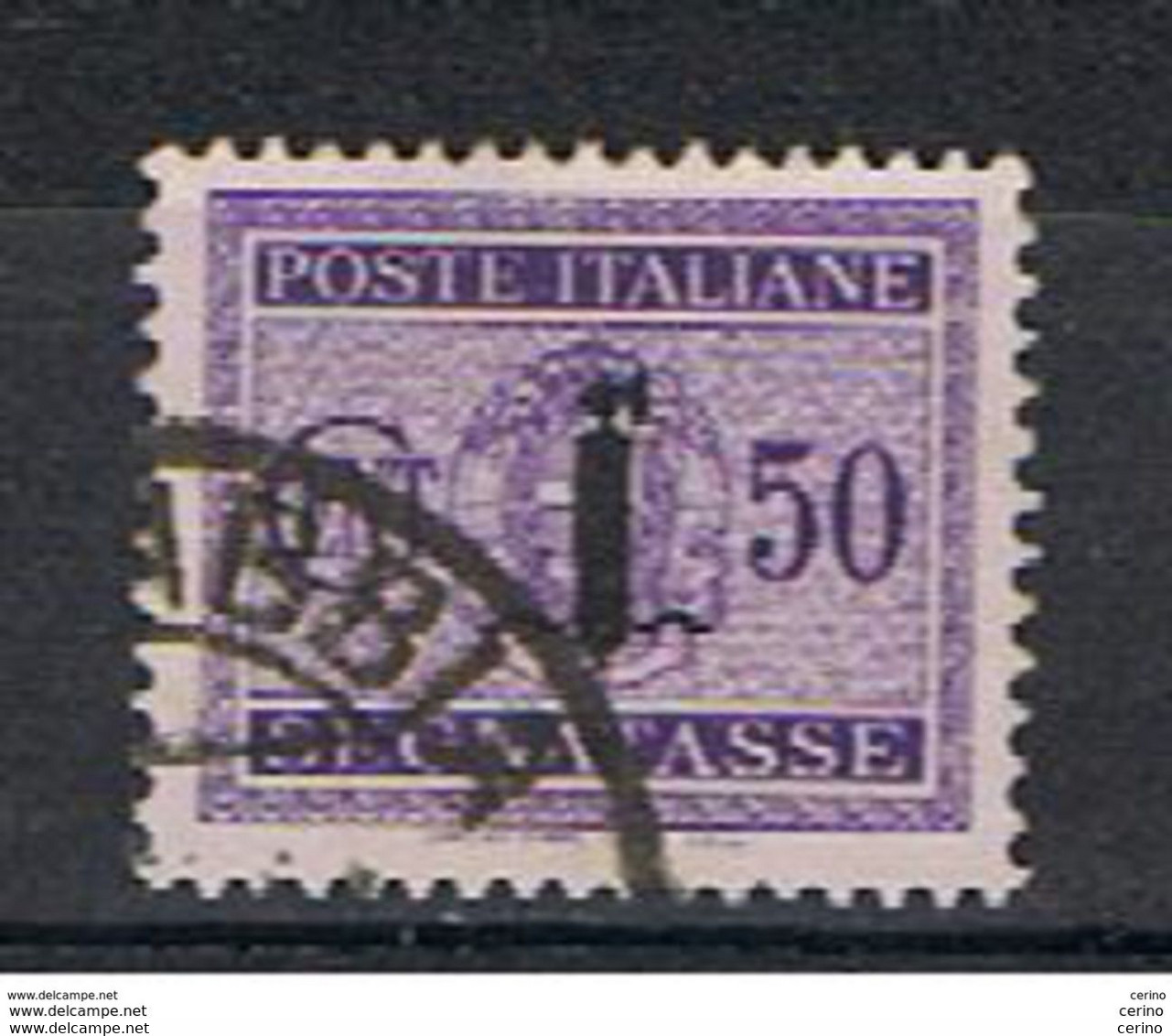 R.S.I.:  1944  TASSE  SOPRASTAMPATO  -  50 C. VIOLETTO  US. -  SASS. 66 - Postage Due