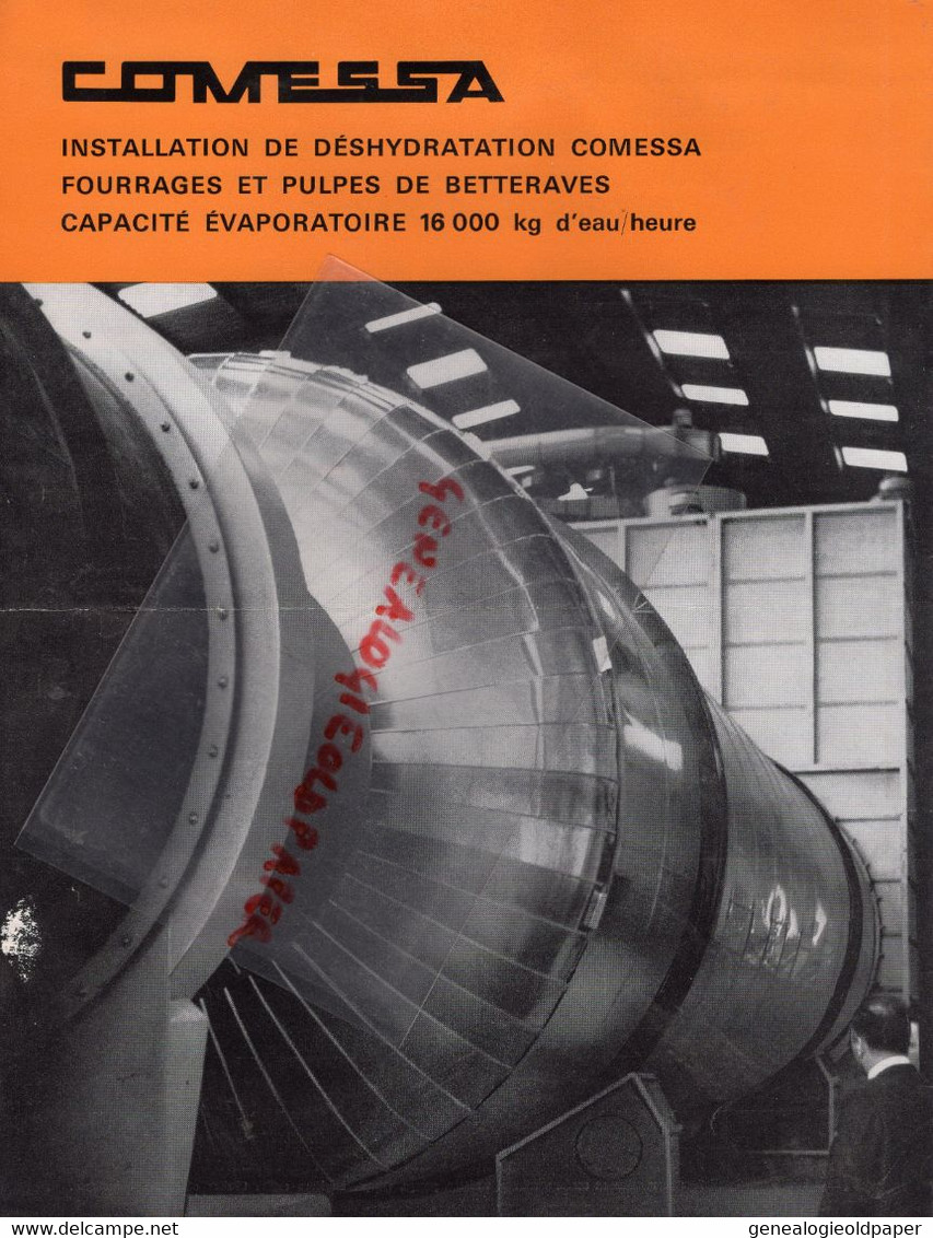 67- STRASBOURG- RARE CATALOGUE COMESSA CONSTRUCTIONS MECANIQUES DES FORGES DESHYDRATATION BETTERAVES-AGRICULTURE - Landwirtschaft