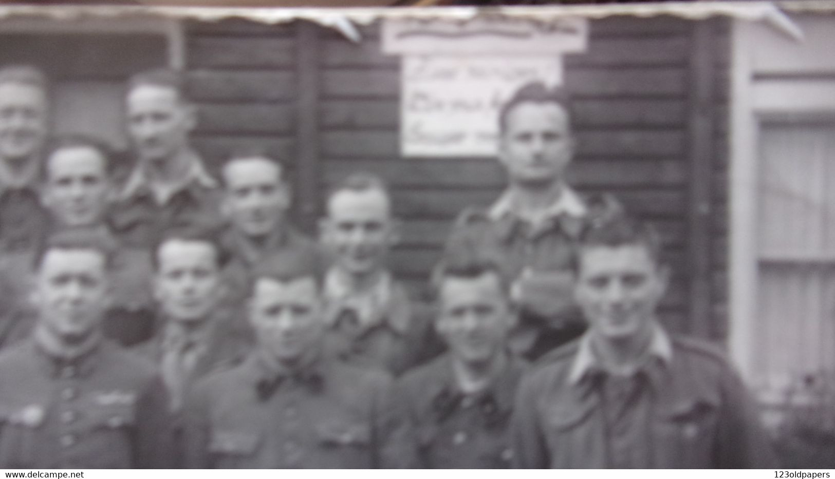 BELGIQUE BELGIUM WWII 1942 MARIENBOURG CARTE PHOTO PRISONNIERS SOLDATS FRANCAIS - Autres & Non Classés