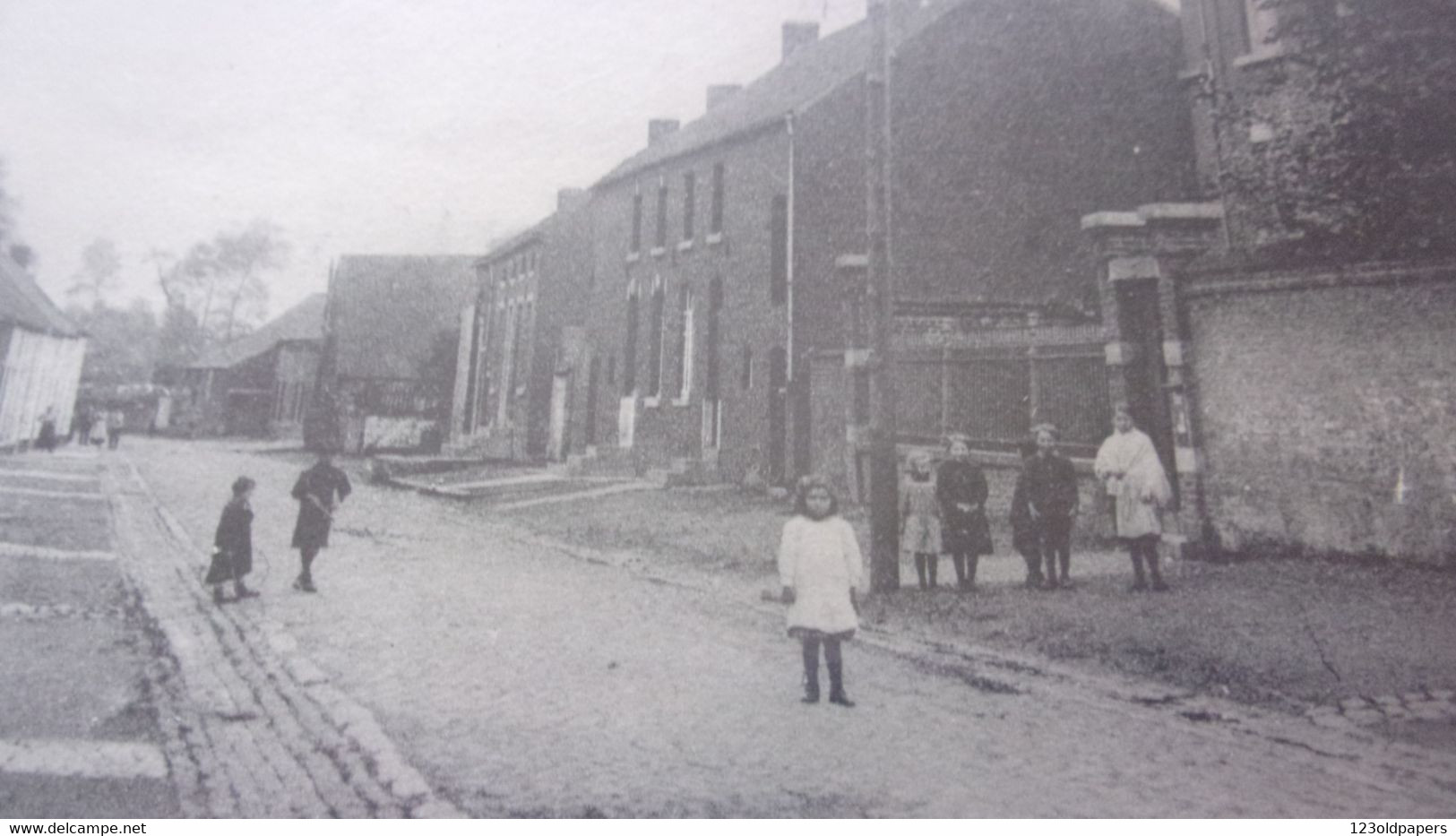 BELGIQUE GRAND RENG (ERQUELINNES) ECOLE ET RUE NACOT - Erquelinnes