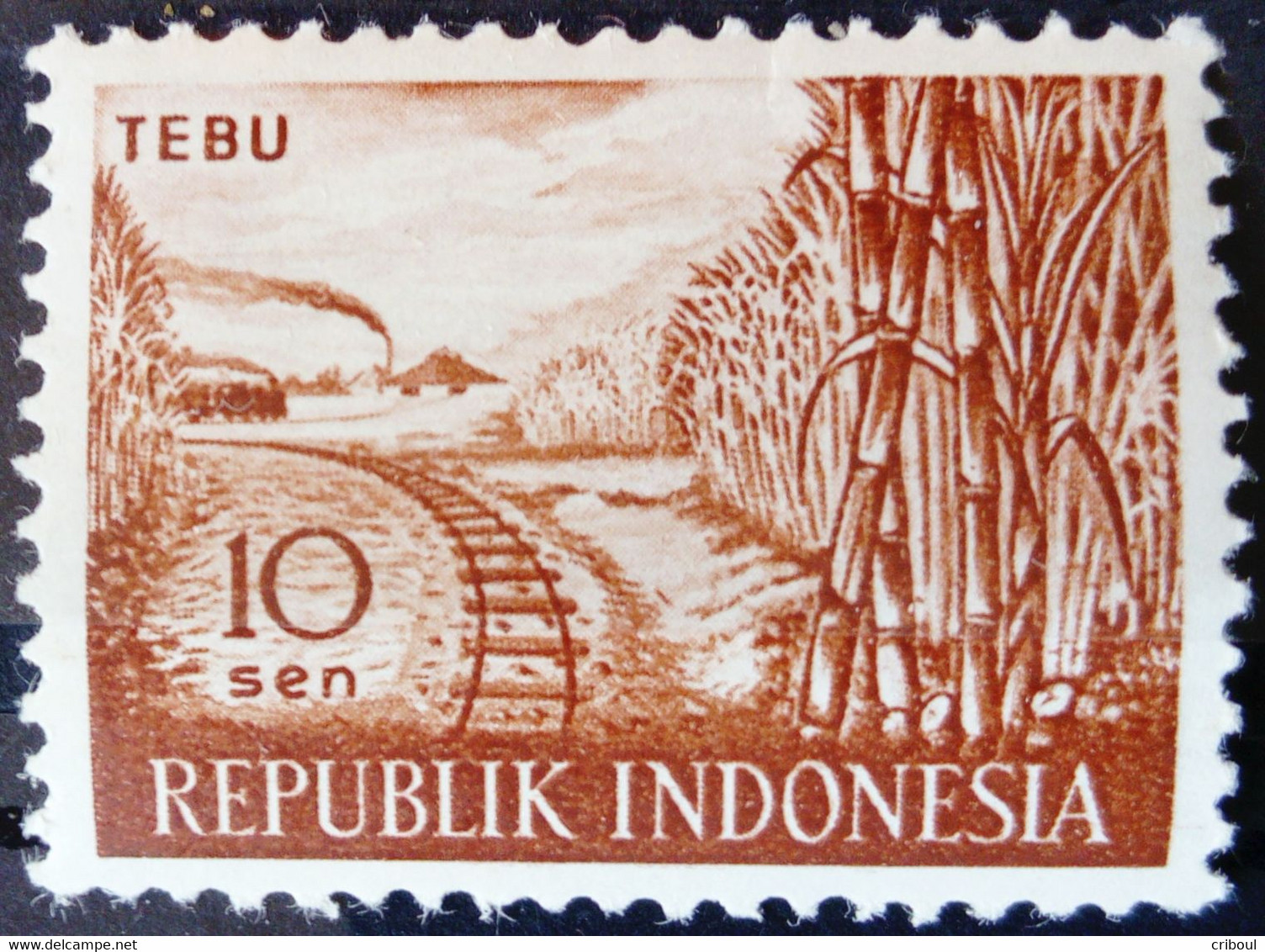 Indonésie Indonesia 1960 Agriculture Canne à Sucre Sugar Cane Yvert 216 ** MNH - Agriculture