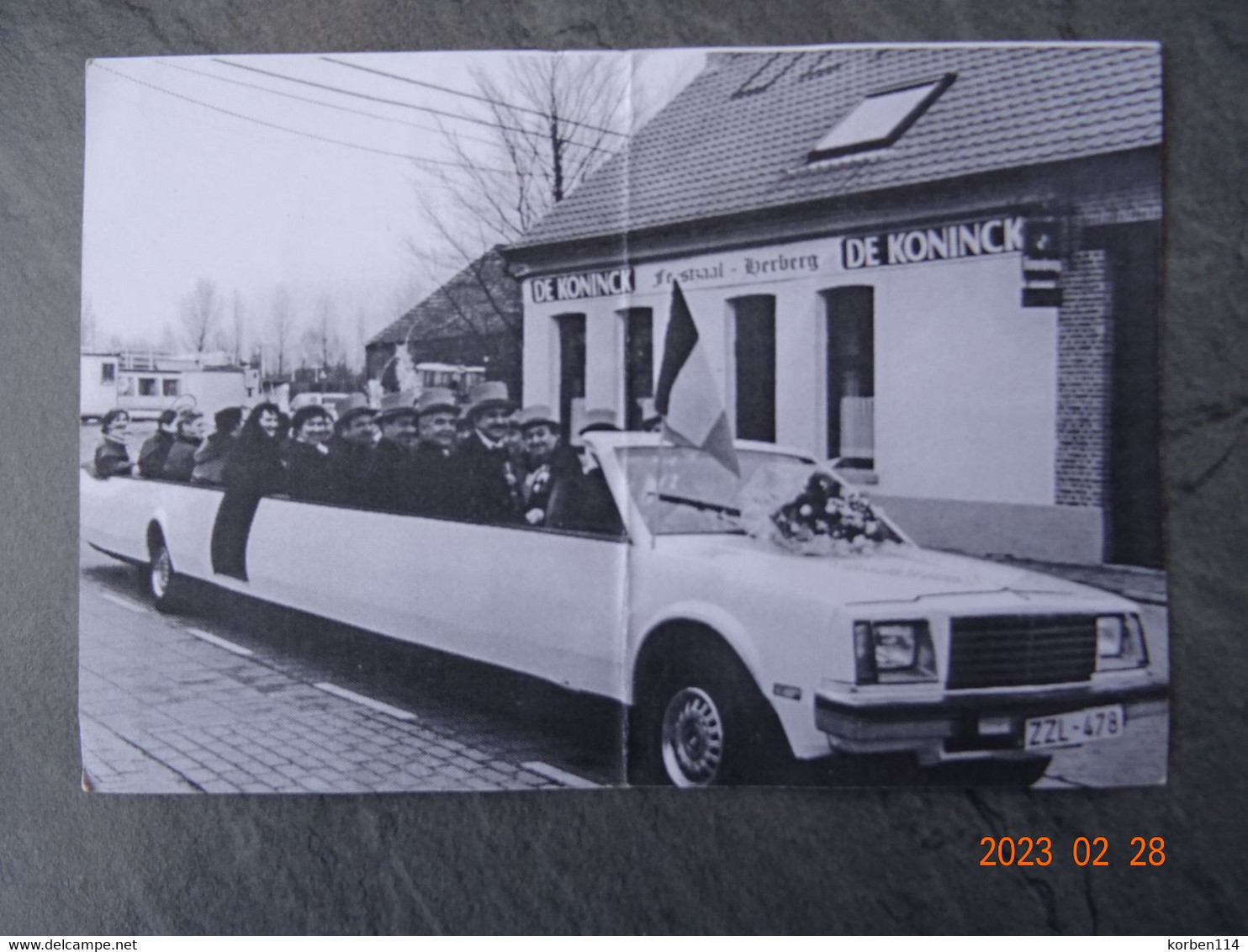 " LANGSTE AUTO TER WERELD  1989   "    STATIONNEKE VAN OLEN - Taxis & Fiacres