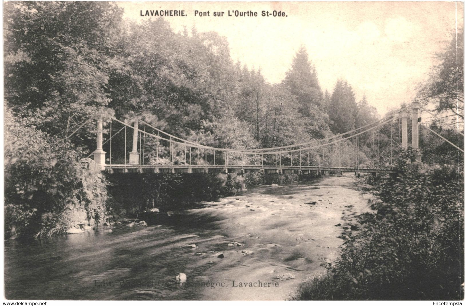 CPA  Carte Postale Belgique Lavacherie Pont Sur L'Ourthe  Saint Ode   VM64141ok - Sainte-Ode